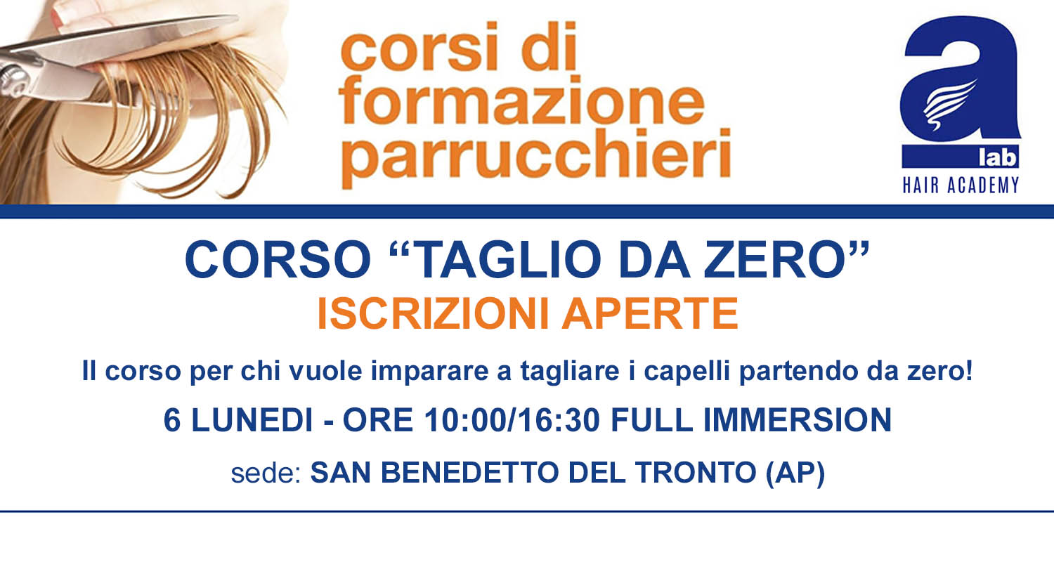 corso parrucchiere taglio da zero